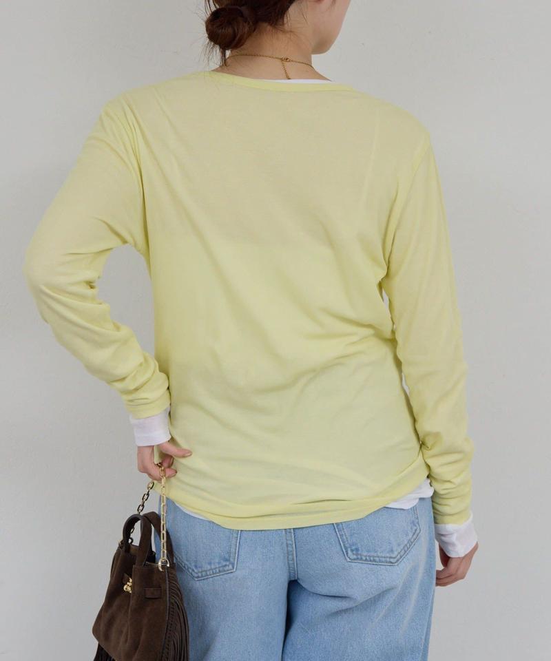 【La nature linge】【累計販売数 1万枚以上！】NEWロングスリーブTシャツ