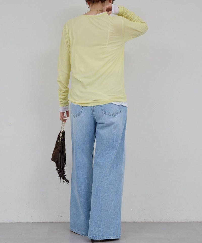 【La nature linge】【累計販売数 1万枚以上！】NEWロングスリーブTシャツ