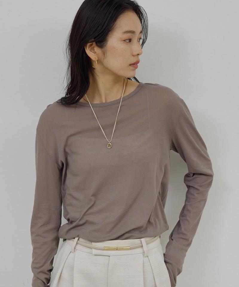 【La nature linge】【累計販売数 1万枚以上！】NEWロングスリーブTシャツ