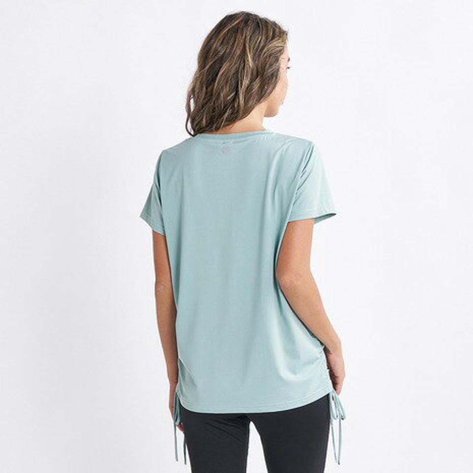 ロキシー(ROXY)(レディース)水陸両用 速乾 UVカットTシャツ SOMEHOW 23FWRST234548GRN