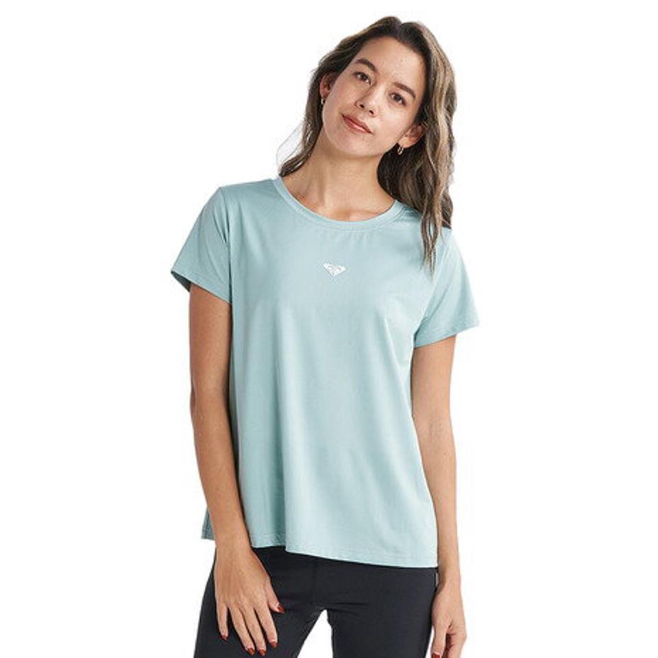 ロキシー(ROXY)(レディース)水陸両用 速乾 UVカットTシャツ ENERGY 23FWRST234546GRN