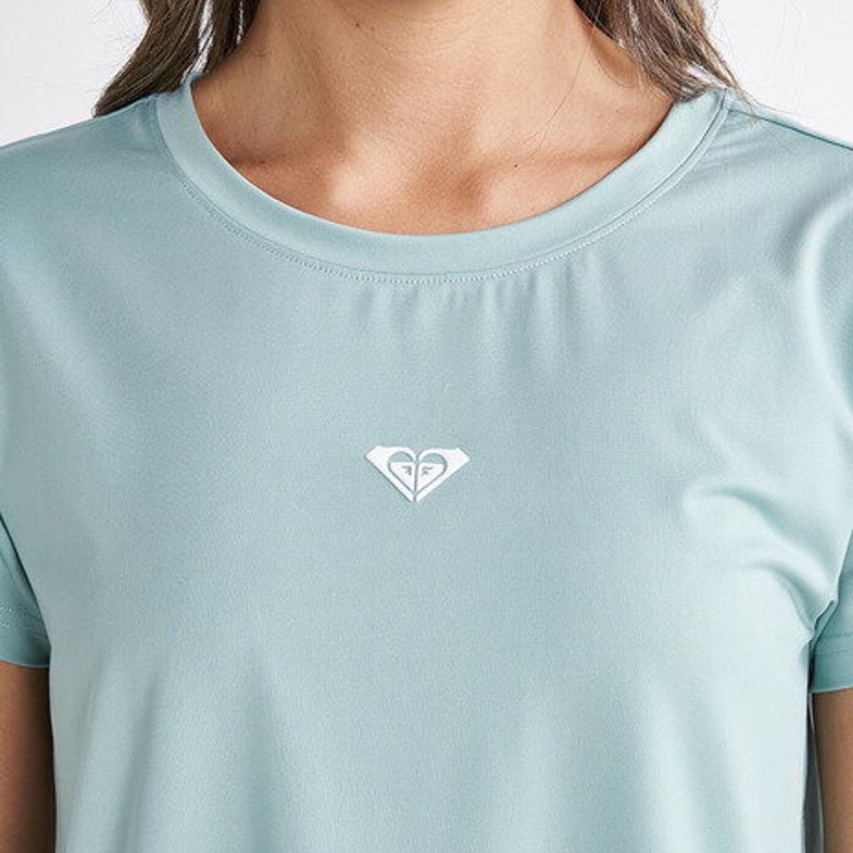 ロキシー(ROXY)(レディース)水陸両用 速乾 UVカットTシャツ ENERGY 23FWRST234546GRN