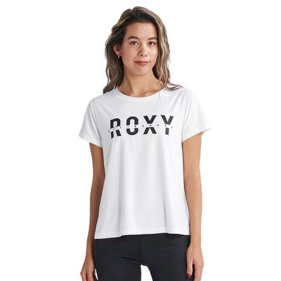 ロキシー(ROXY)(レディース)水陸両用 速乾 UVカットTシャツ BY YOUR SIDE 23FWRST234545WHT
