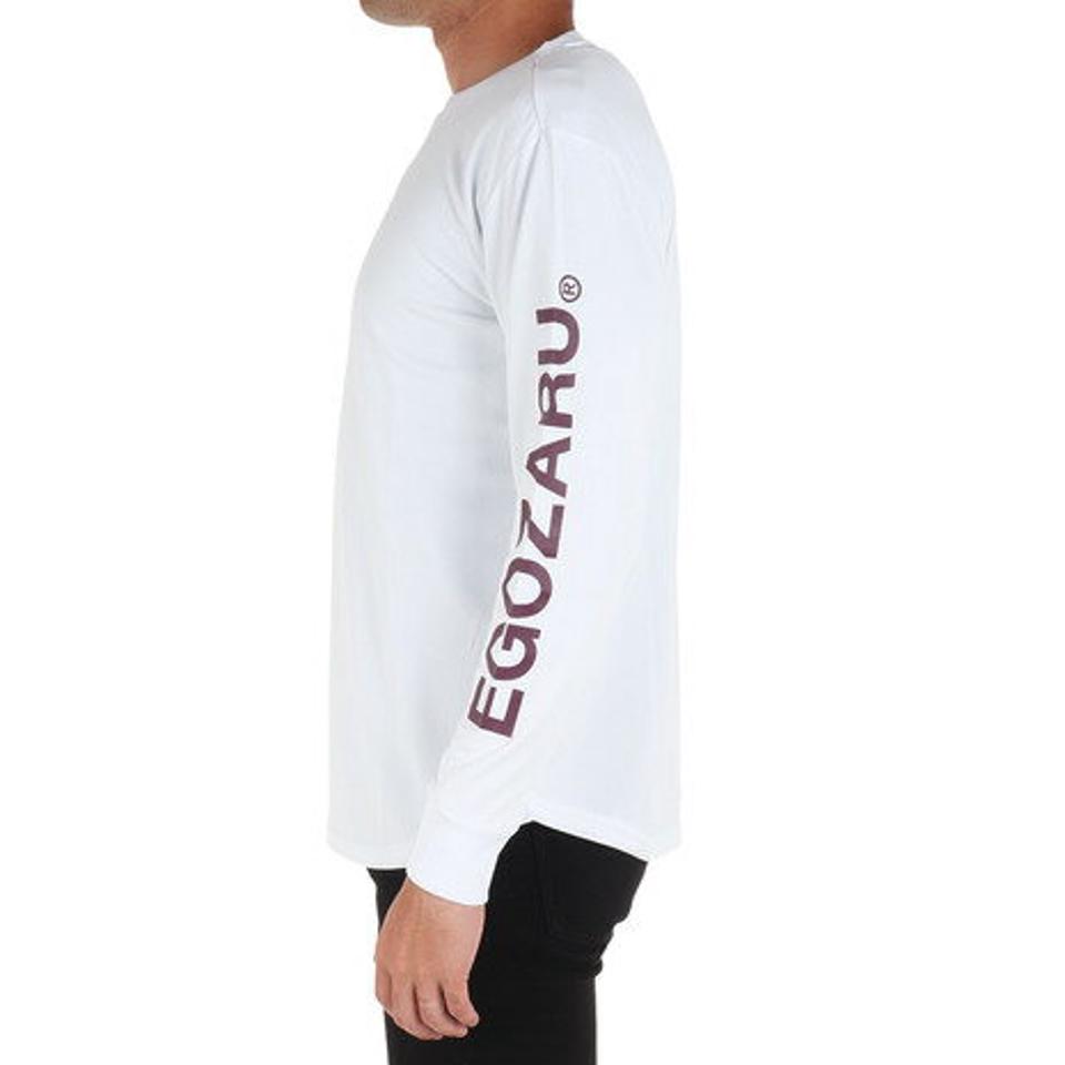 【2点10%OFFクーポン対象!9/7まで】エゴザル(EGOZARU)(メンズ)バスケットボールウェア スリーブロゴ 長袖Tシャツ EZLT-F2206-218