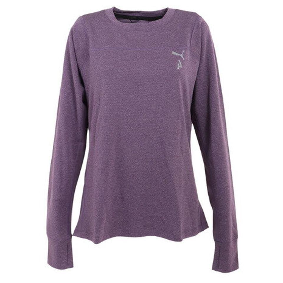 プーマ(PUMA)(レディース)長袖Tシャツ ロンT ウィメンズ シーズンズ RAINCELL 長袖 トレイルランニング 52322861 ラベンダー