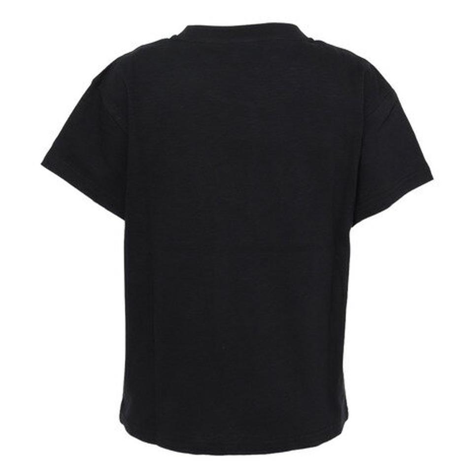 【2点10%OFFクーポン対象!8/10まで】スライド(SLYDE)(レディース)半袖Tシャツ レディース フラワーロゴ SL2023SSL-APP004BLK