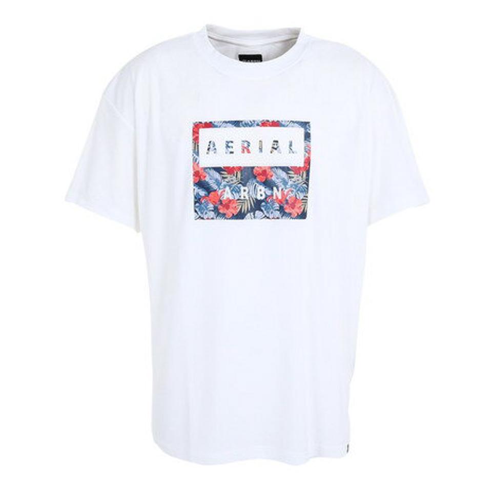 【2点10%OFFクーポン対象!8/10まで】エアボーン(ARBN)(メンズ)半袖Tシャツ メンズ HYBRID AB2023SSM-APP006WHT