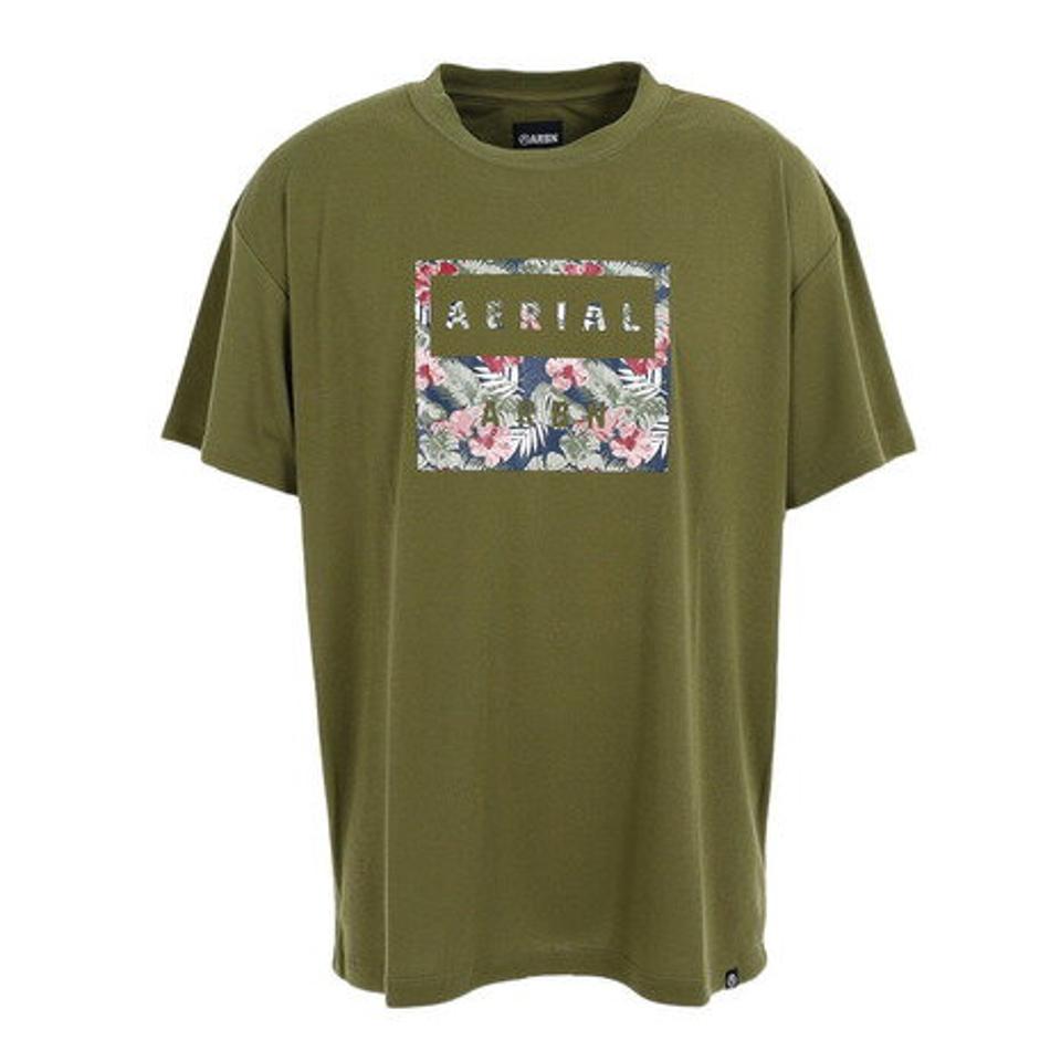 【2点10%OFFクーポン対象！8/10まで】エアボーン（ARBN）（メンズ）半袖Tシャツ メンズ HYBRID AB2023SSM-APP006OLV