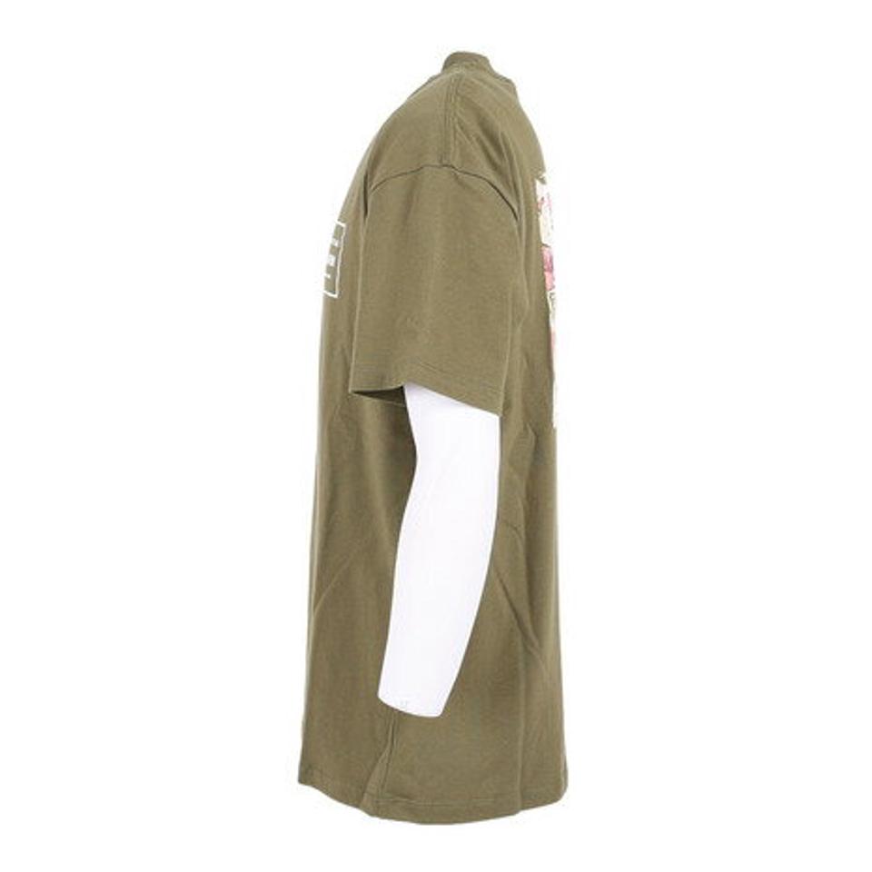 【2点10%OFFクーポン対象！8/10まで】エアボーン（ARBN）（メンズ）半袖Tシャツ メンズ コットン03 AB2023SSM-APP003OLV