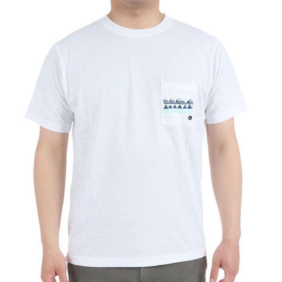 【2点10%OFFクーポン対象！8/10まで】クイックシルバー（Quiksilver）（メンズ）半袖Tシャツ メンズ QUIK SPRAY 23SPQST231015WHT