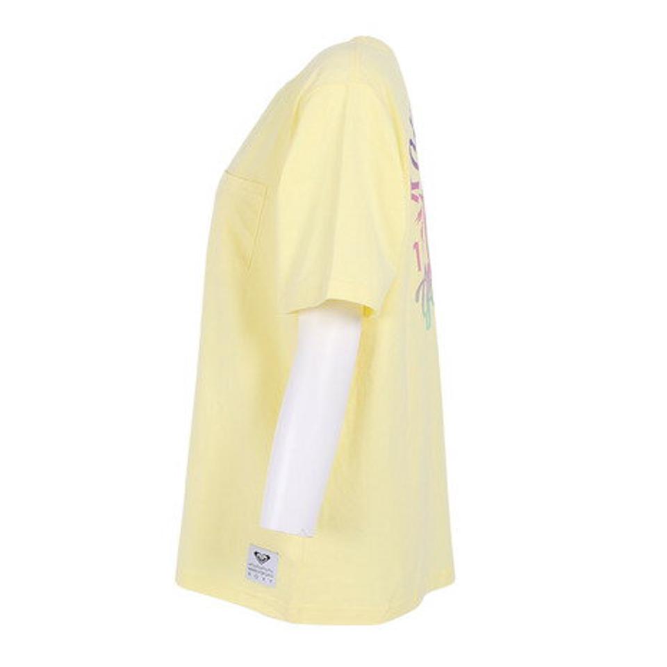 【3/10 24h限定 エントリー＆対象3店舗以上買い回りで最大P10倍！】ロキシー（ROXY）（レディース）半袖Tシャツ レディース カリフォルニア1990 23SPRST231617YYEL