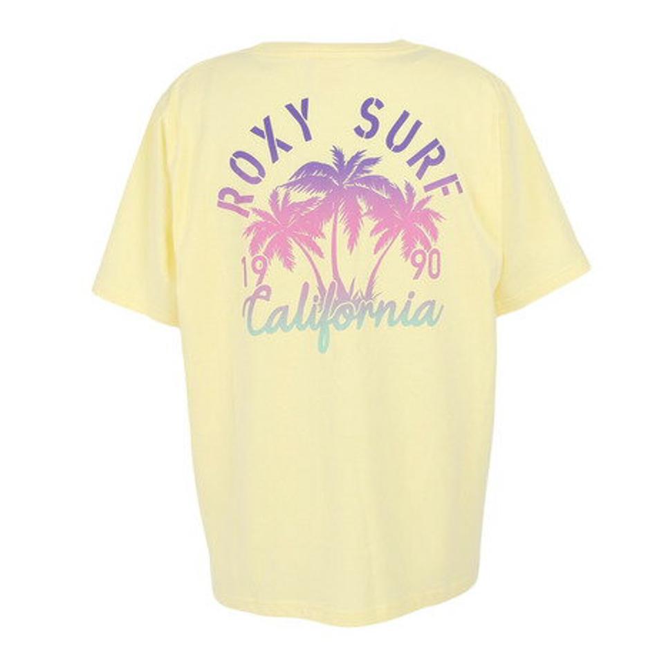 【3/10 24h限定 エントリー＆対象3店舗以上買い回りで最大P10倍！】ロキシー（ROXY）（レディース）半袖Tシャツ レディース カリフォルニア1990 23SPRST231617YYEL