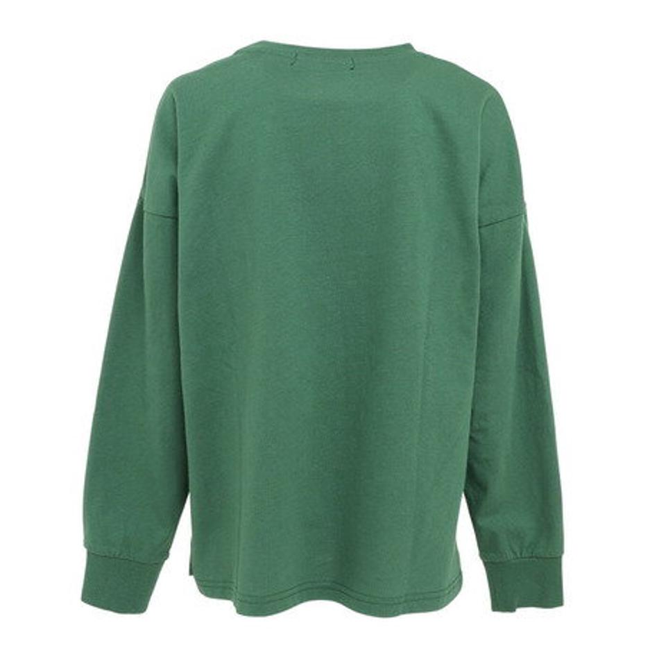 【2点10%OFFクーポン対象！8/10まで】カンゴール（KANGOL）（キッズ）カレッジロゴ 長袖Tシャツ 887443 GRN