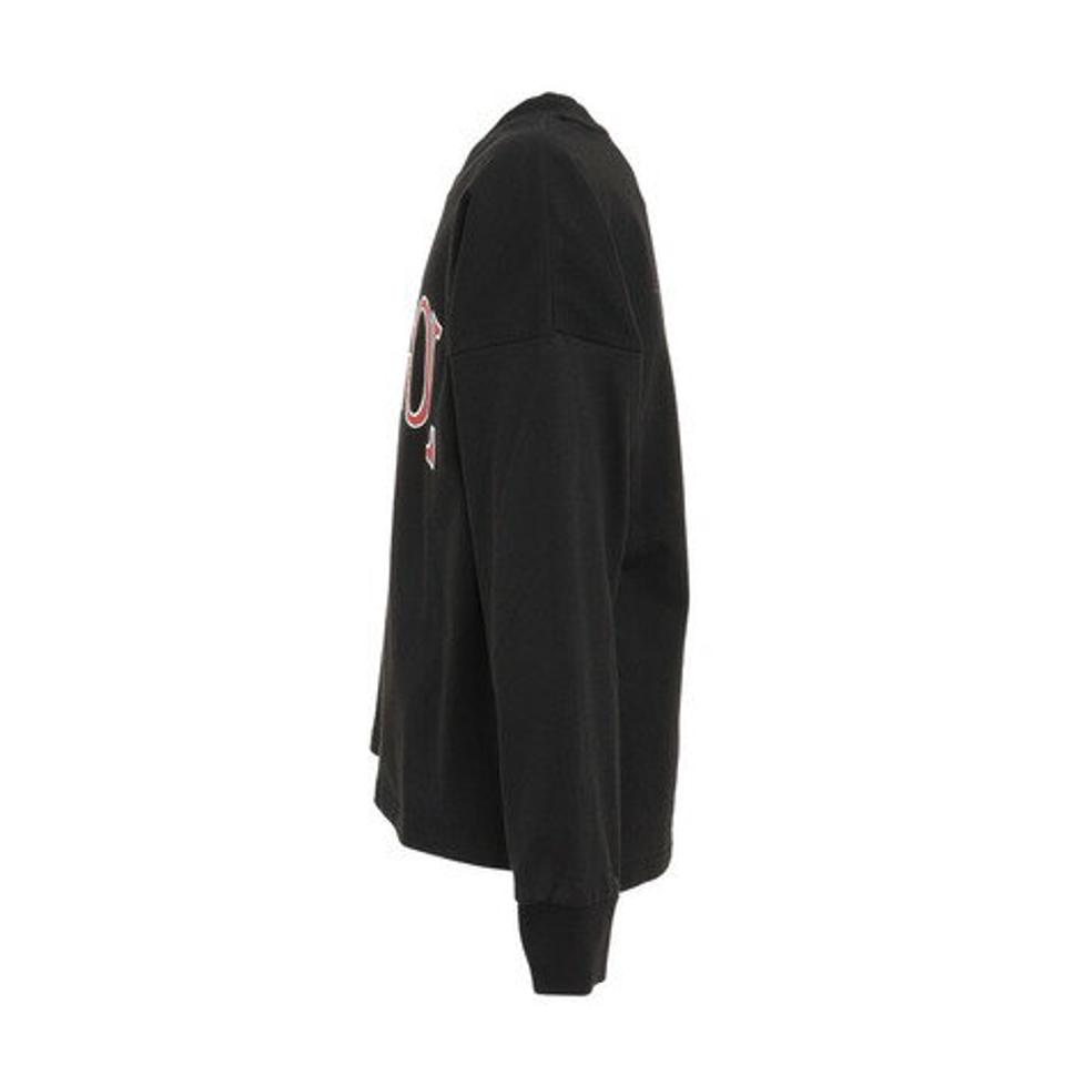 【3点10%OFFクーポン対象！10/12まで】カンゴール（KANGOL）（キッズ）カレッジロゴ 長袖Tシャツ 887443 BLK