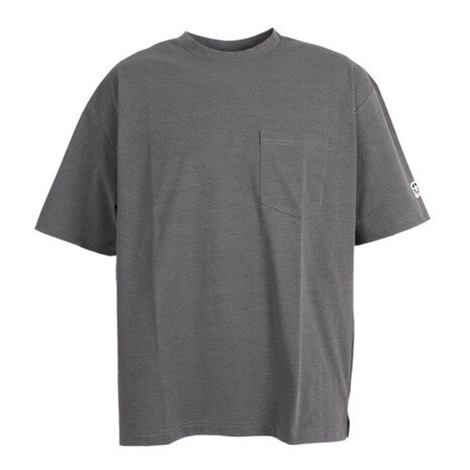 【2点10%OFFクーポン対象！8/10まで】コンバース（CONVERSE）（メンズ）クルーネック Tシャツ 胸ポケット付き CA212382-1800