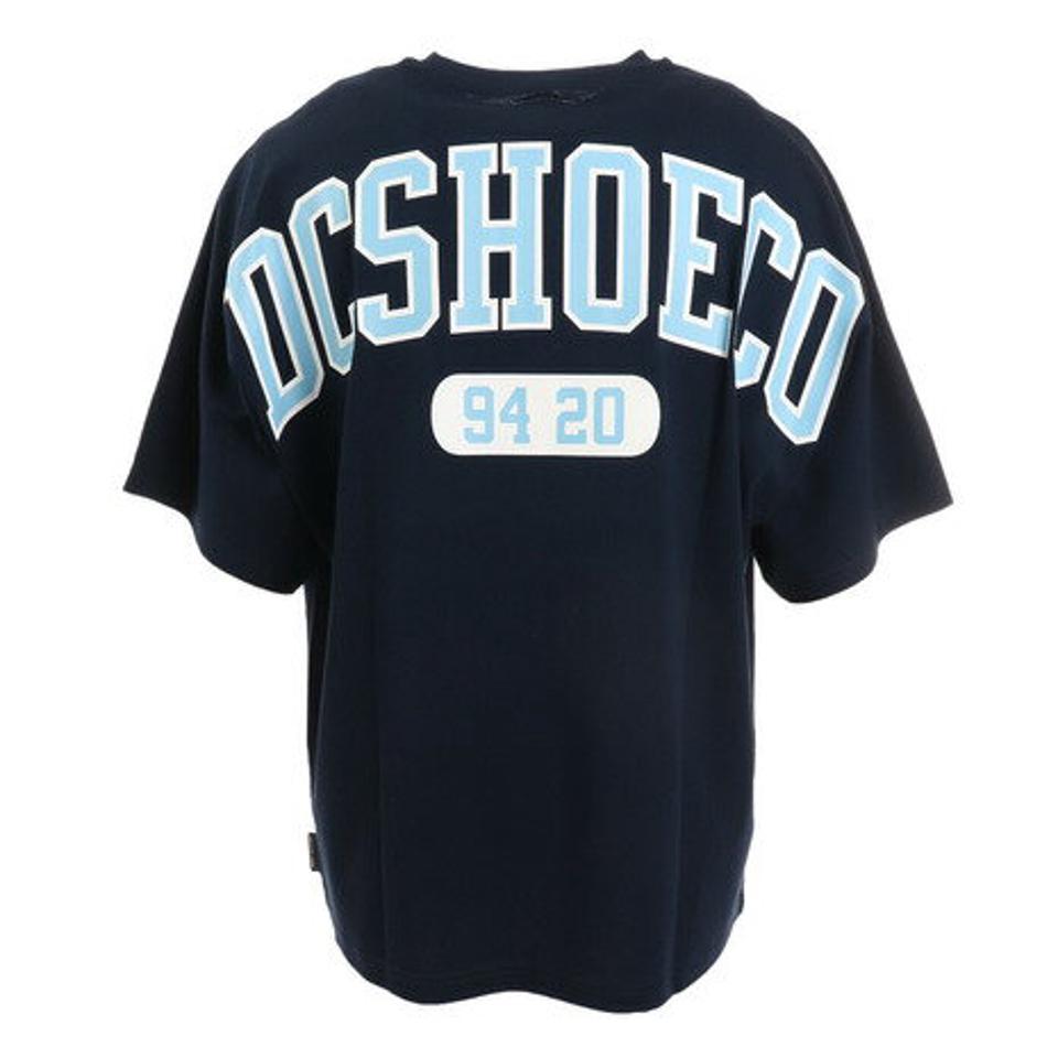 ディーシーシューズ（DC SHOES）（メンズ）22 BACK COLLEGE LOGO 半袖Tシャツ 22SPDST221024NVY