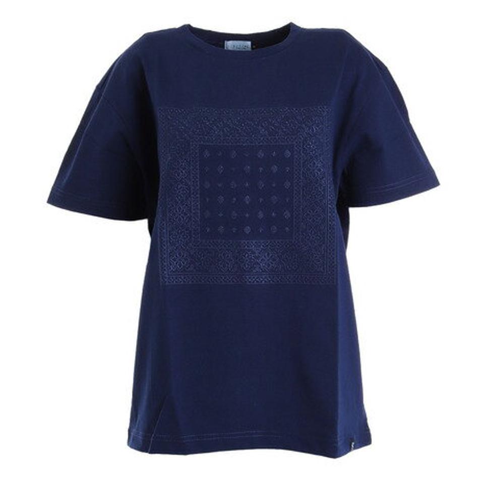 【2点10%OFFクーポン対象！8/10まで】ウィッテム（HUITIEME）（レディース）EMBROIDERY Tシャツ HU20SEG864424 NVY