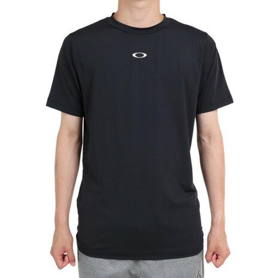 【2点10%OFFクーポン対象！8/10まで】オークリー（OAKLEY）（メンズ）半袖Tシャツ メンズ 接触冷感 EH TECH CD GR FOA403620-02E 吸汗