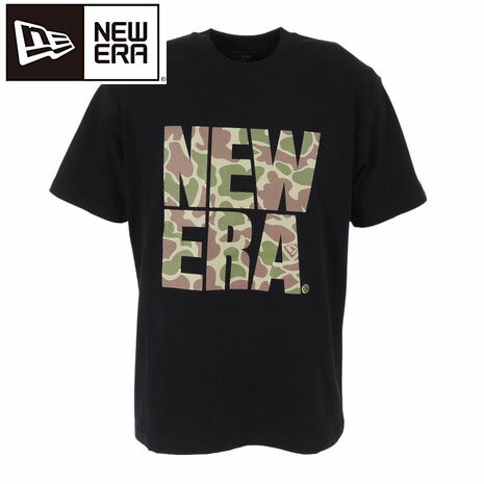 【10%OFFクーポン対象！10/12まで】ニューエラ（NEW ERA）（メンズ、レディース）半袖Tシャツ メンズ ダックハンター カモ スクエア 13516780