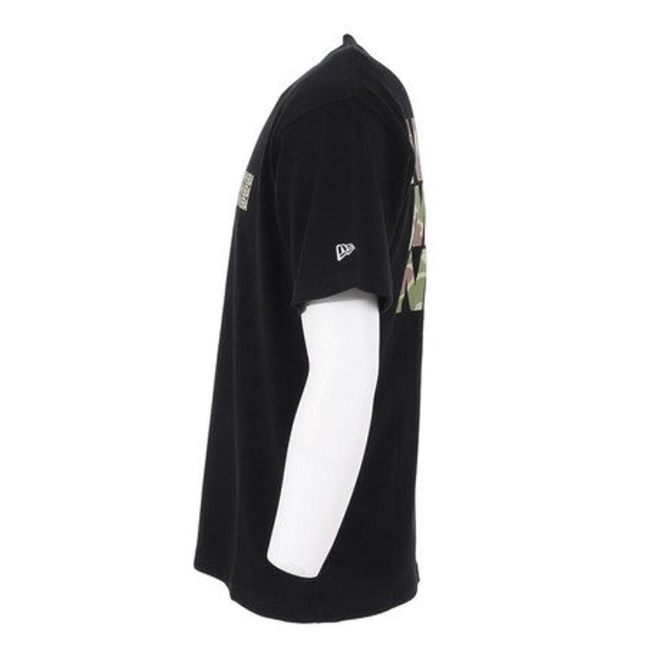 【10%OFFクーポン対象！8/10まで】ニューエラ（NEW ERA）（メンズ、レディース）半袖Tシャツ メンズ ダックハンター カモ ワードマークロゴ 13516776