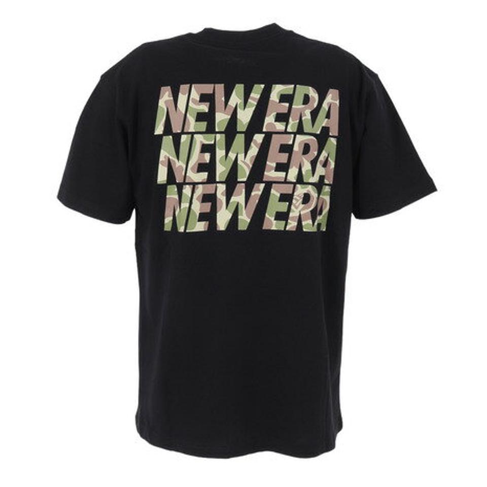 【10%OFFクーポン対象！8/10まで】ニューエラ（NEW ERA）（メンズ、レディース）半袖Tシャツ メンズ ダックハンター カモ ワードマークロゴ 13516776