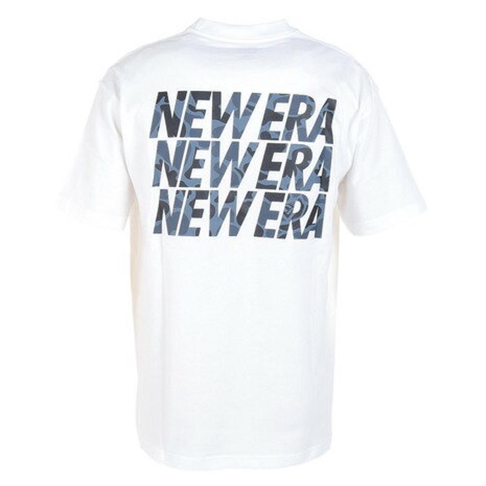 【10%OFFクーポン対象！8/10まで】ニューエラ（NEW ERA）（メンズ）半袖Tシャツ メンズ ダックハンターカモ ワードマークロゴ 13516775