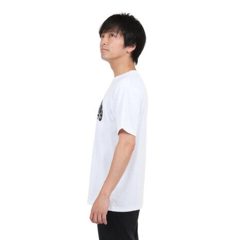 ノースフェイス(THE NORTH FACE)(メンズ)半袖Tシャツ メンズ カモ エンブロイダリー ロゴ NT82388 W