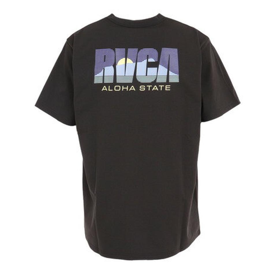 【10%OFFクーポン対象!9/7まで】ルーカ(RVCA)(メンズ)半袖Tシャツ メンズ BALANCE INSTITUTE ラッシュガード BD041264 PTK