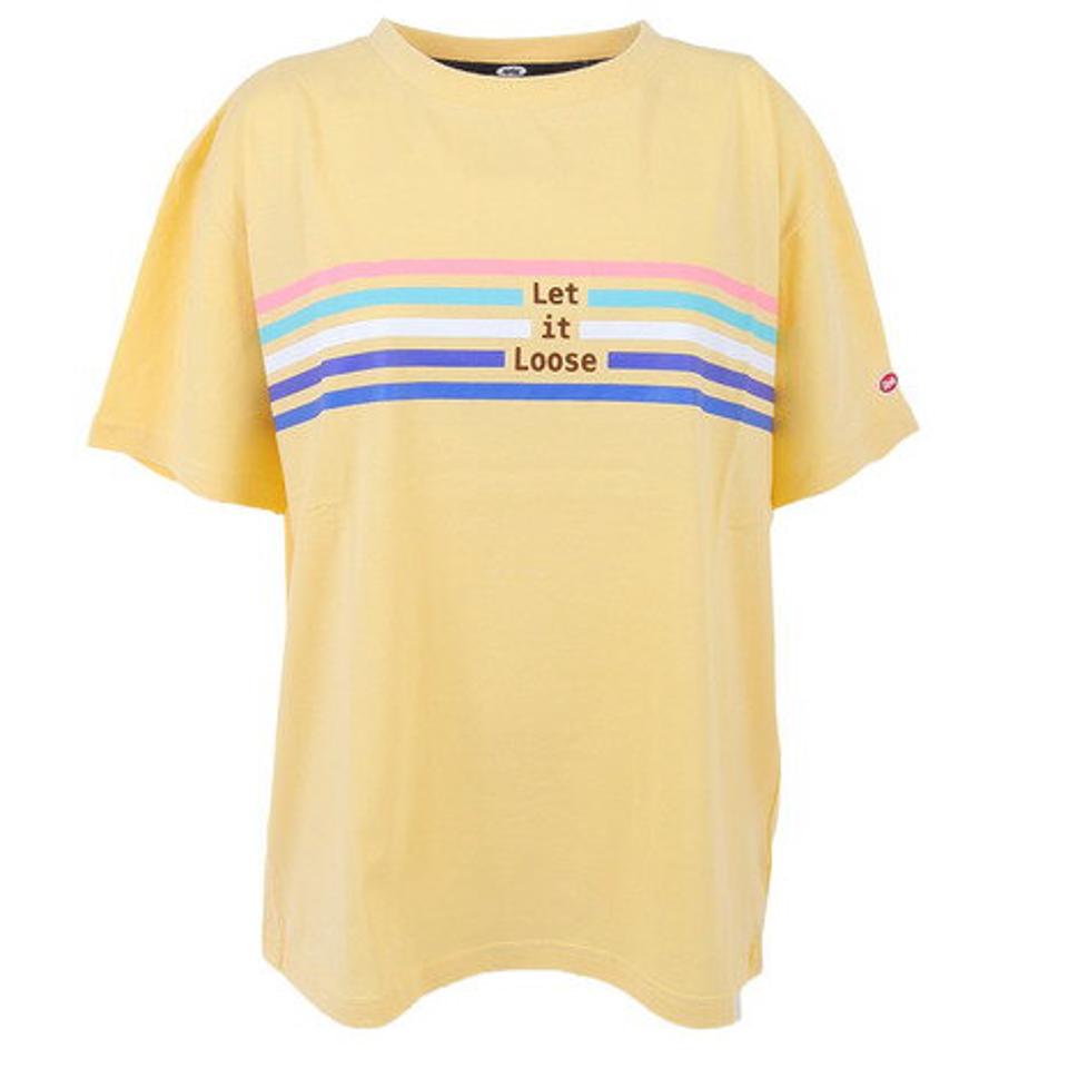 【10%OFFクーポン対象!8/10まで】スライド(SLYDE)(レディース)半袖Tシャツ レディース マルチ ライン SL2023SSL-APP008LMN