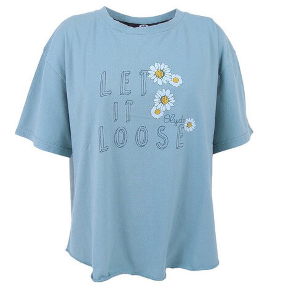 【10%OFFクーポン対象!8/10まで】スライド(SLYDE)(レディース)半袖Tシャツ レディース SKATER プリント SL2023SSL-APP007TQG