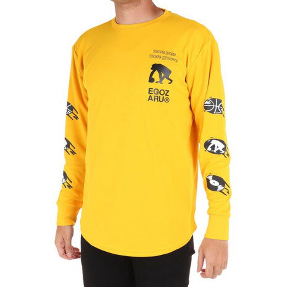 エゴザル(EGOZARU)(メンズ)バスケットボールウェア パスグルーヴ 長袖Tシャツ EZLT-F2305-216