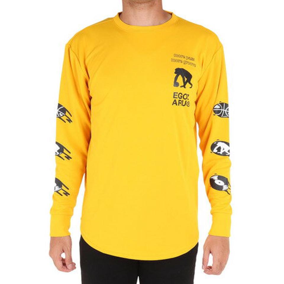 エゴザル(EGOZARU)(メンズ)バスケットボールウェア パスグルーヴ 長袖Tシャツ EZLT-F2305-216