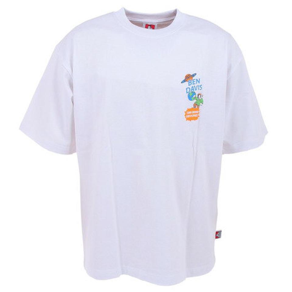【20%OFFクーポン対象!8/10まで】ベンデイビス(BEN DAVIS)(メンズ)半袖Tシャツ メンズ コスミック 23580024-WHT