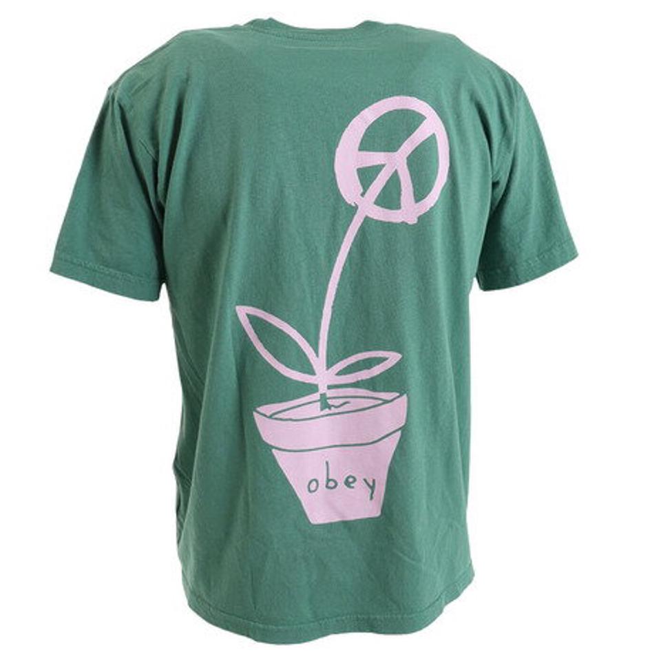 オベイ(OBEY)(メンズ)半袖Tシャツ メンズ PEACE FLOWER 163003412PLFO23P