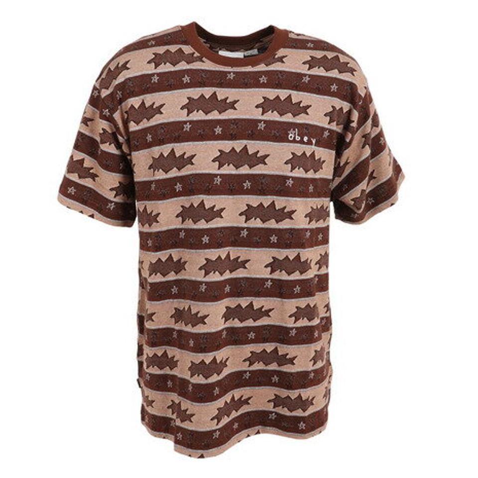 【20%OFFクーポン対象!8/10まで】オベイ(OBEY)(メンズ)半袖Tシャツ メンズ SNAP 131080341SEPO23P