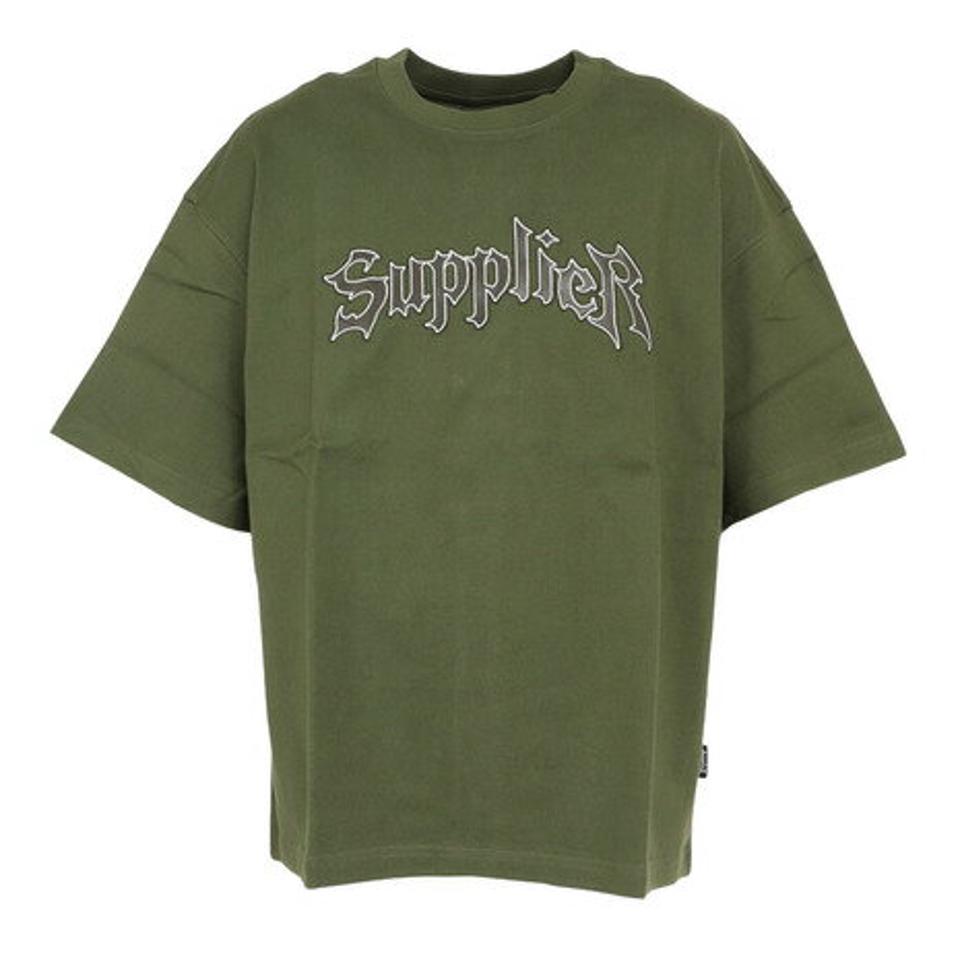 【20%OFFクーポン対象!8/10まで】サプライヤー(SUPPLIER)(メンズ)半袖Tシャツ メンズ アイアンロゴヘビーウェイト 22SSD2-08104-003-KH