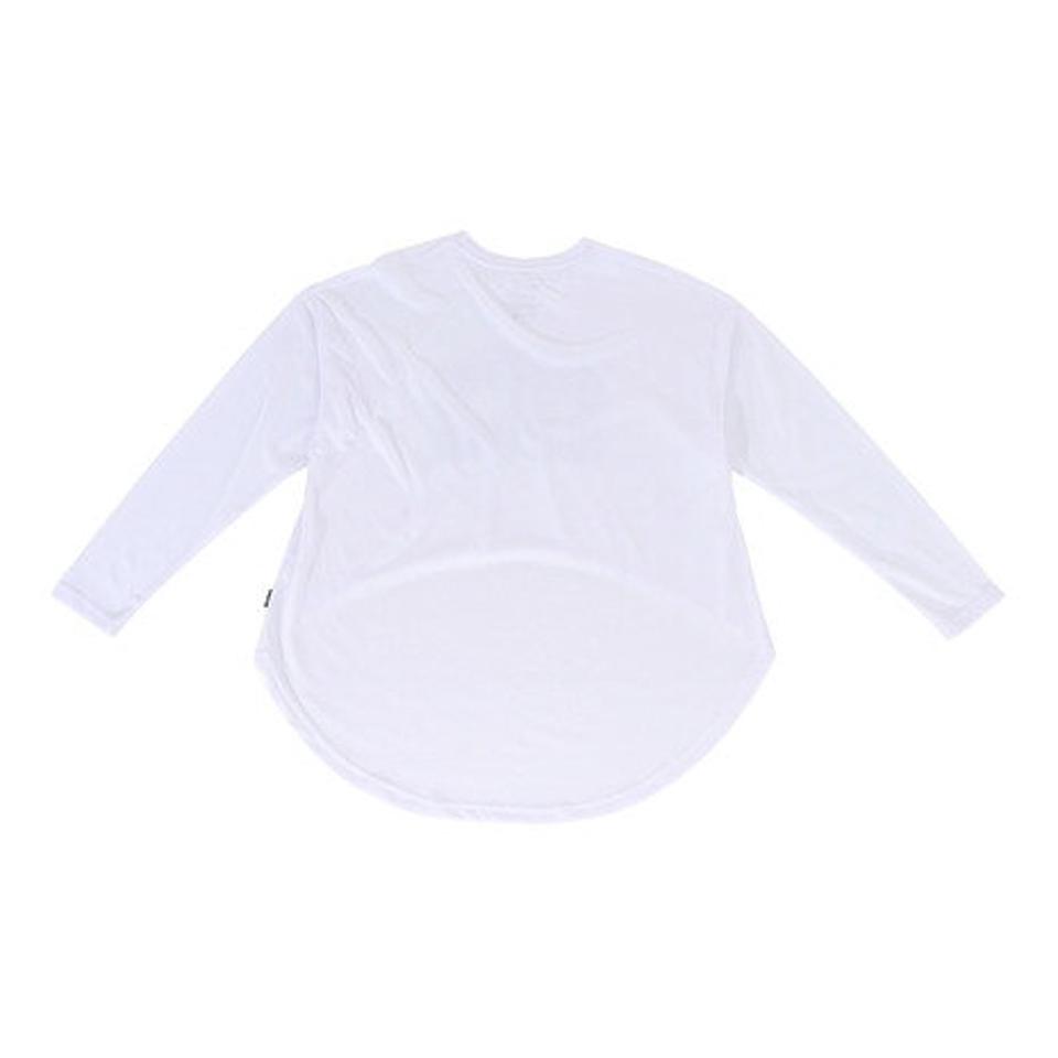 ルーカ(RVCA)(レディース)半袖Tシャツ レディース THE BALANCE LONG SLEEVE BD043810 WHT
