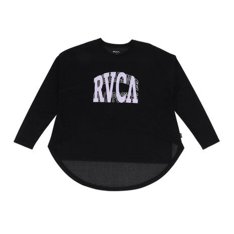 ルーカ(RVCA)(レディース)半袖Tシャツ レディース THE BALANCE LONG SLEEVE ラッシュガード BD043810 BLK