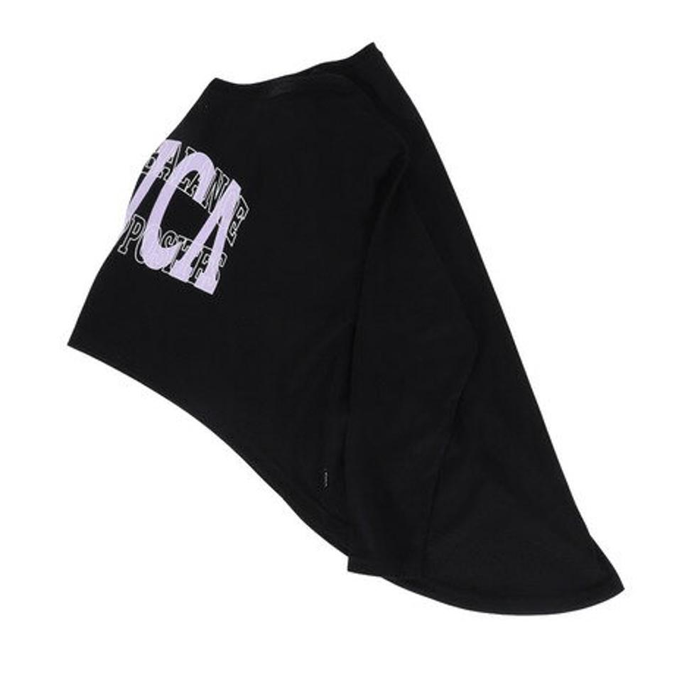 ルーカ(RVCA)(レディース)半袖Tシャツ レディース THE BALANCE LONG SLEEVE ラッシュガード BD043810 BLK