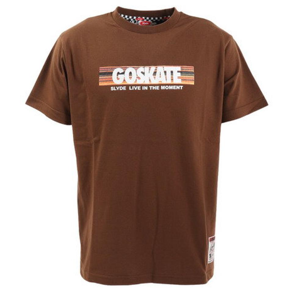 スライド(SLYDE)(メンズ)半袖Tシャツ メンズ DECK BOX SL2023SSM-APP006BRN