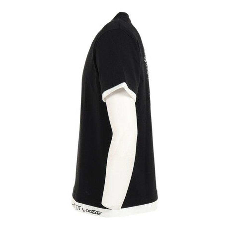 スライド(SLYDE)(メンズ)半袖Tシャツ メンズ LAYERD SL2023SSM-APP002BLK