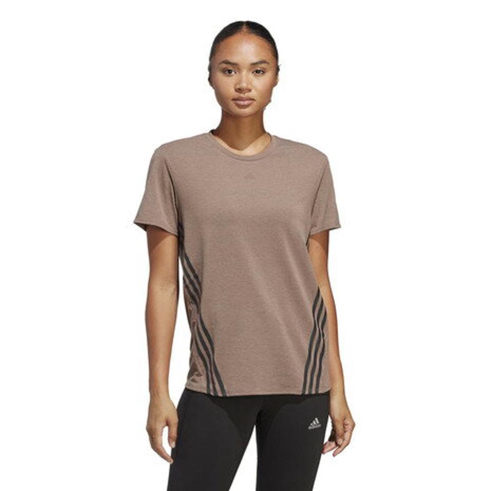 【20%OFFクーポン対象!8/10まで】アディダス(adidas)(レディース)トレイン アイコンズ スリーストライプス 半袖Tシャツ CA028-HS2358