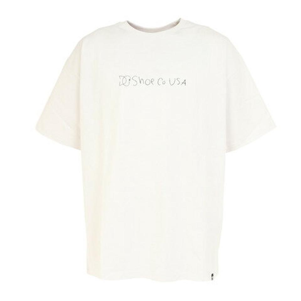 ディーシー・シュー(DC SHOE)(メンズ)半袖Tシャツ メンズ 23 HANDWRITTEN LOGO 23SUDST232056YWHT