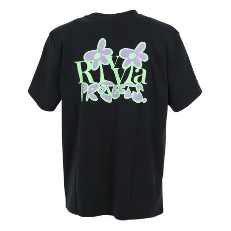 リヴィアプロジェクツ(Rivvia Projectu)(メンズ)半袖Tシャツ メンズ REVIVAL T-SHIRT RTE-23204-BLK