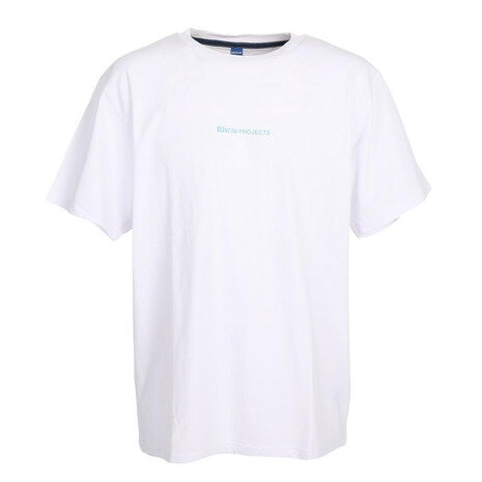 リヴィアプロジェクツ(Rivvia Projectu)(メンズ)半袖Tシャツ メンズ PROJECTING T-SHIRT RTE-23101-WHT