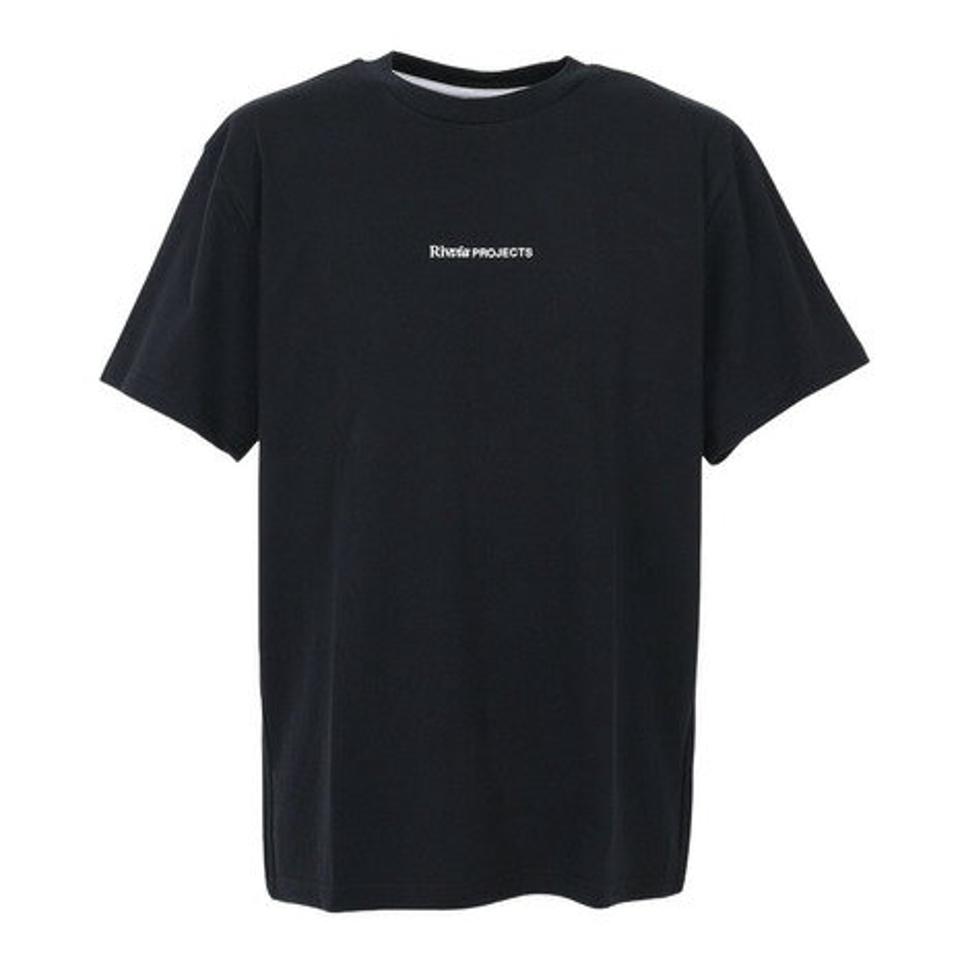 【20%OFFクーポン対象!8/10まで】リヴィアプロジェクツ(Rivvia Projectu)(メンズ)半袖Tシャツ メンズ PROJECTING T-SHIRT RTE-23101-BLK