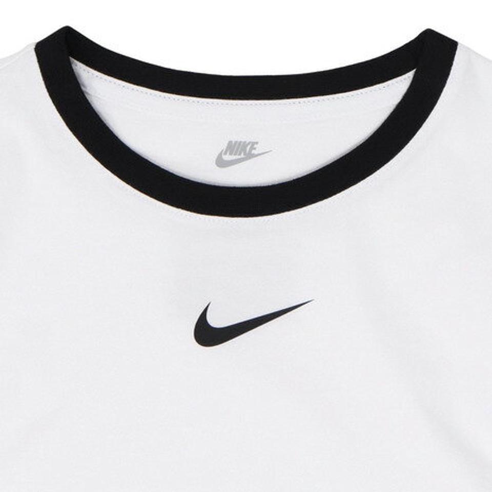 ナイキ(NIKE)(キッズ)半袖Tシャツ キッズ SWOOSH RINGER 36K605-001 ※要サイズ確認