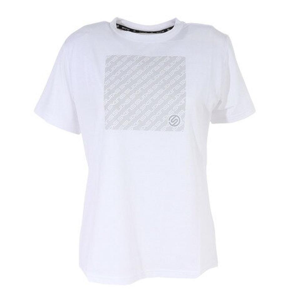 スキンズ(SKINS)(レディース)半袖Tシャツ レディース 吸水プリントTシャツ 185-28442
