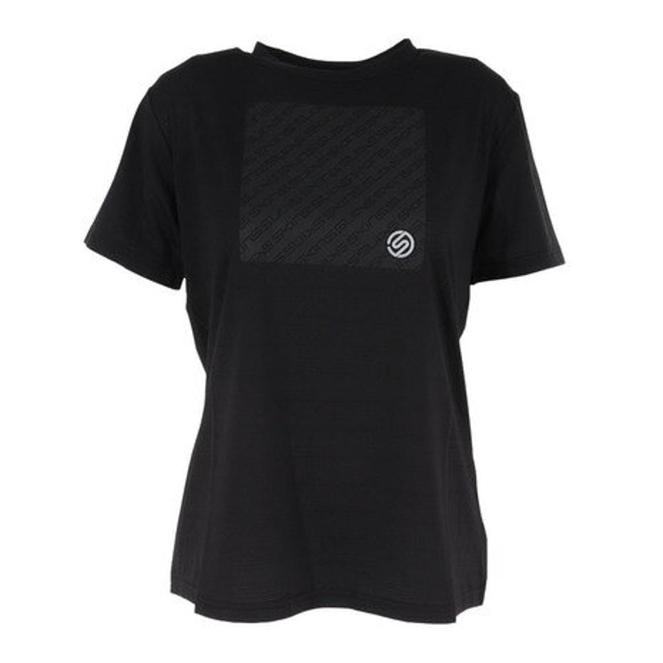 スキンズ(SKINS)(レディース)半袖吸水プリントTシャツ 185-28442-019
