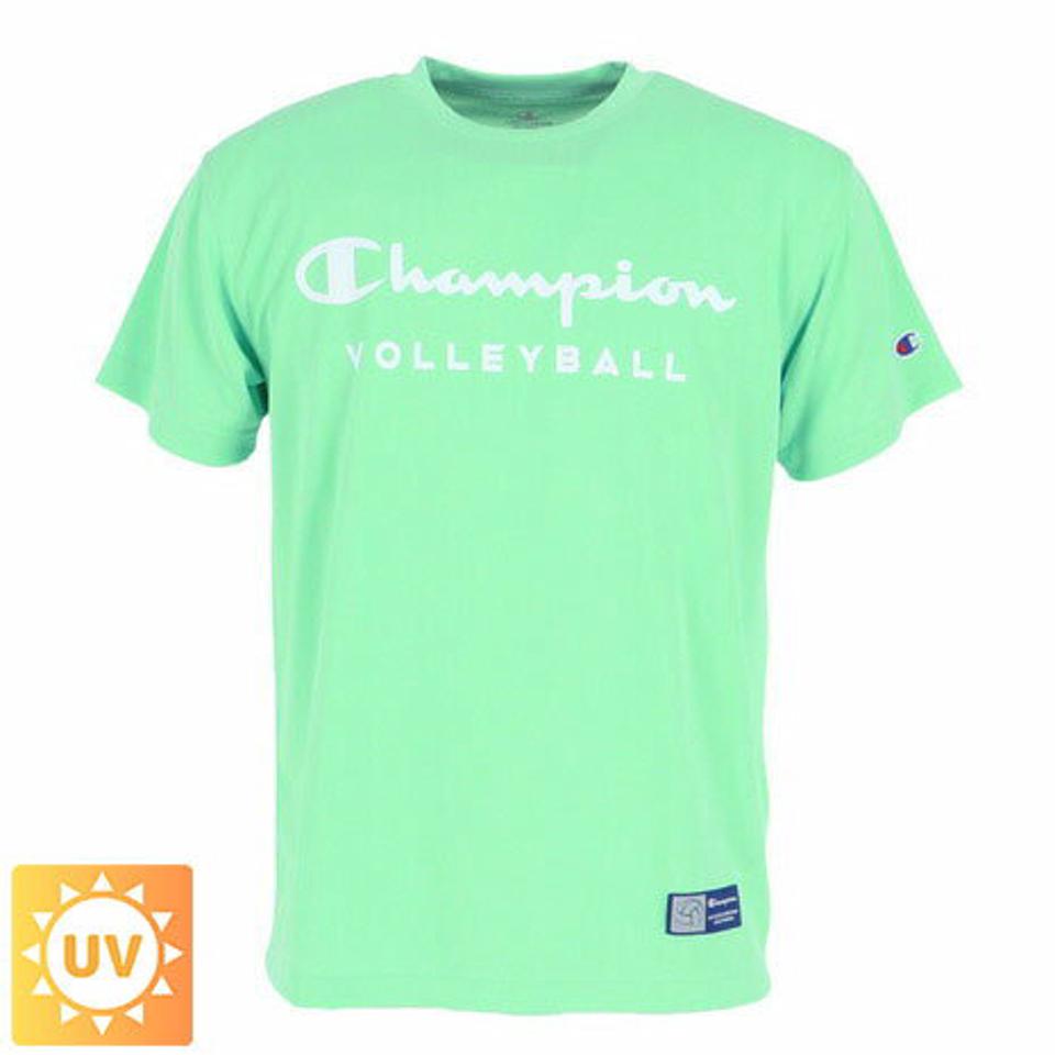 チャンピオン(CHAMPION)(メンズ)プラクティスTシャツ UVカット C3-RV300 520 バレーボールウェア スポーツウェア